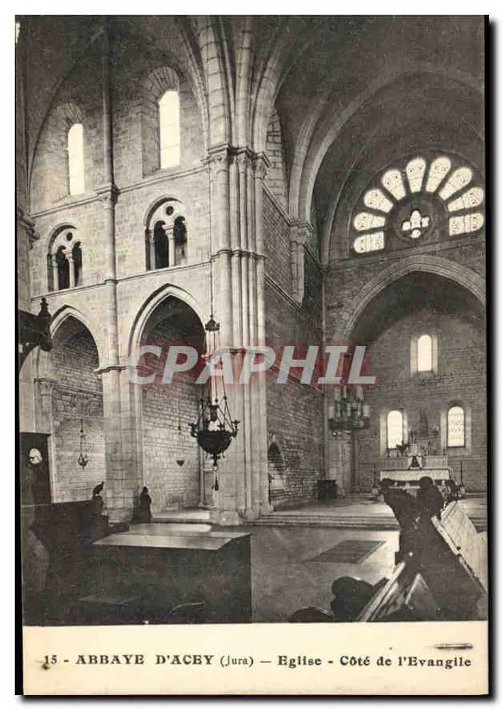 Abbaye d'Acey (Jura) — Kirche — Seite des Evangeliums - Vorderseite