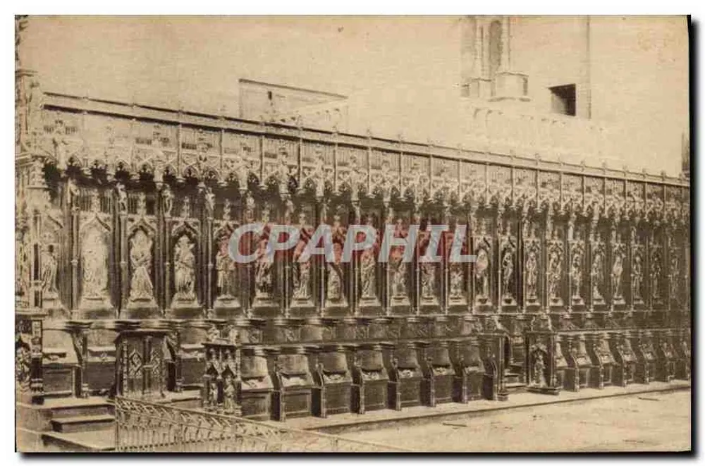 St-Claude — As Stalles da Catedral — Éd. L. Mernet - Frente