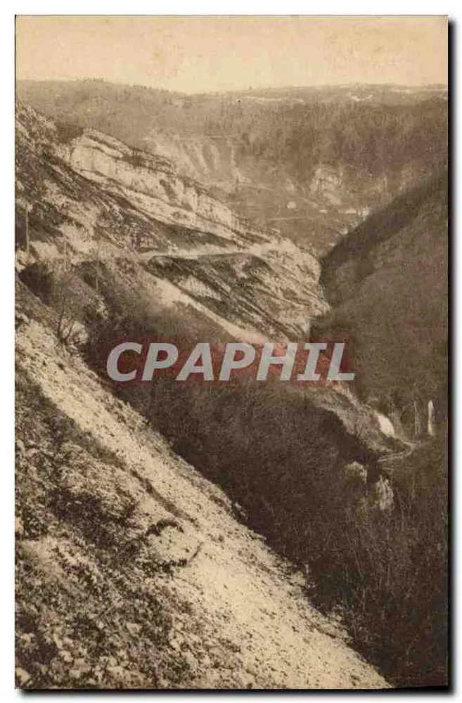 Cirque und Cascades des Flumen — Route von St-Claude nach Genf — Negativ A. Regad - Vorderseite