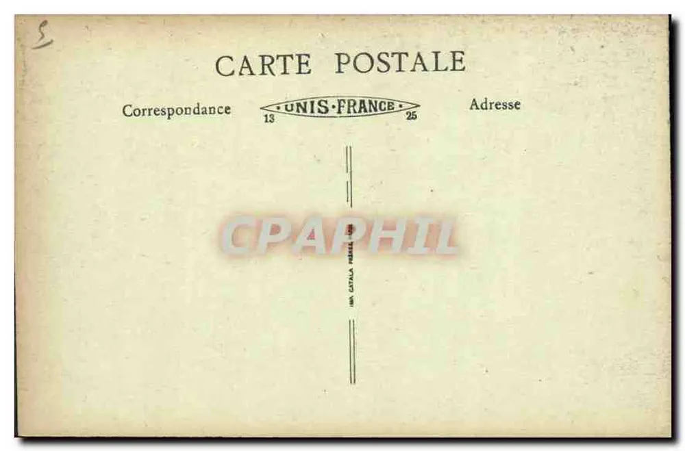 Charlien (Loire) — Die Benediktinerabtei, Kapitelhaus (15. Jahrhundert) — B. F. n°51 - Rückseite