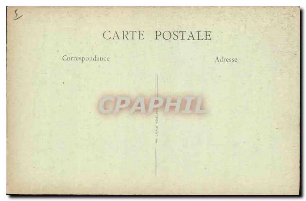 Charlieu (Loire) - Abadia, lado Oeste — B.F., Paris - Verso