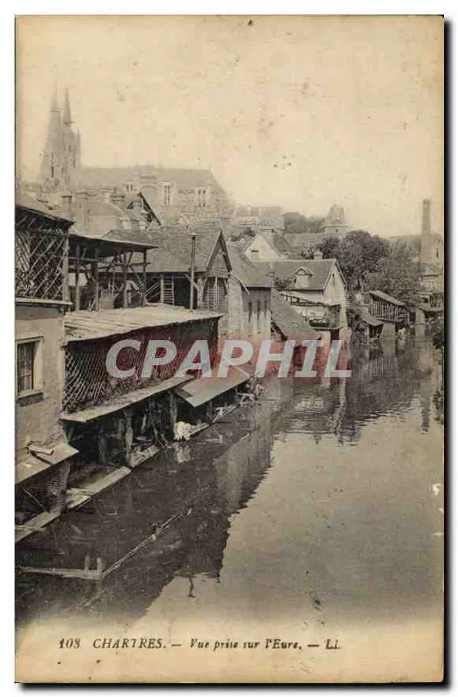 Chartres — Vista tirada do rio Eure — LL - Frente