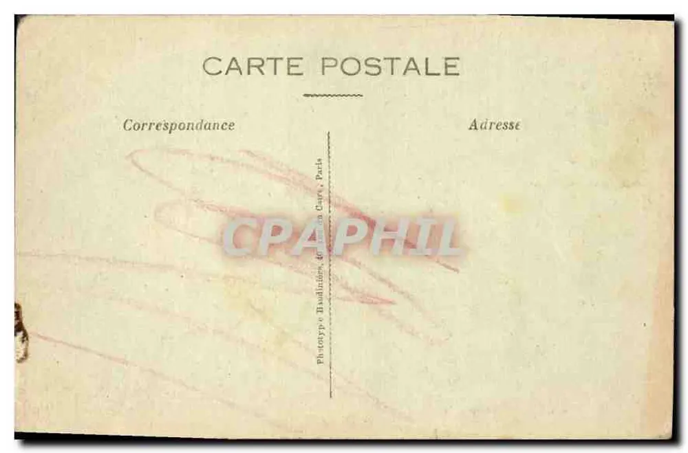 Ham (Somme) — Brücke zerstört von den Deutschen 1917 — Phototype Budinides, Paris - Rückseite