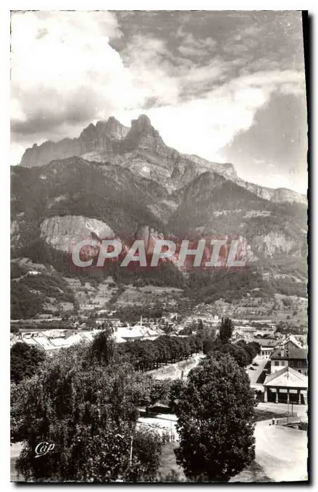 Sallanches — vista das Aiguilles de Warens — Réal-Photo - Frente
