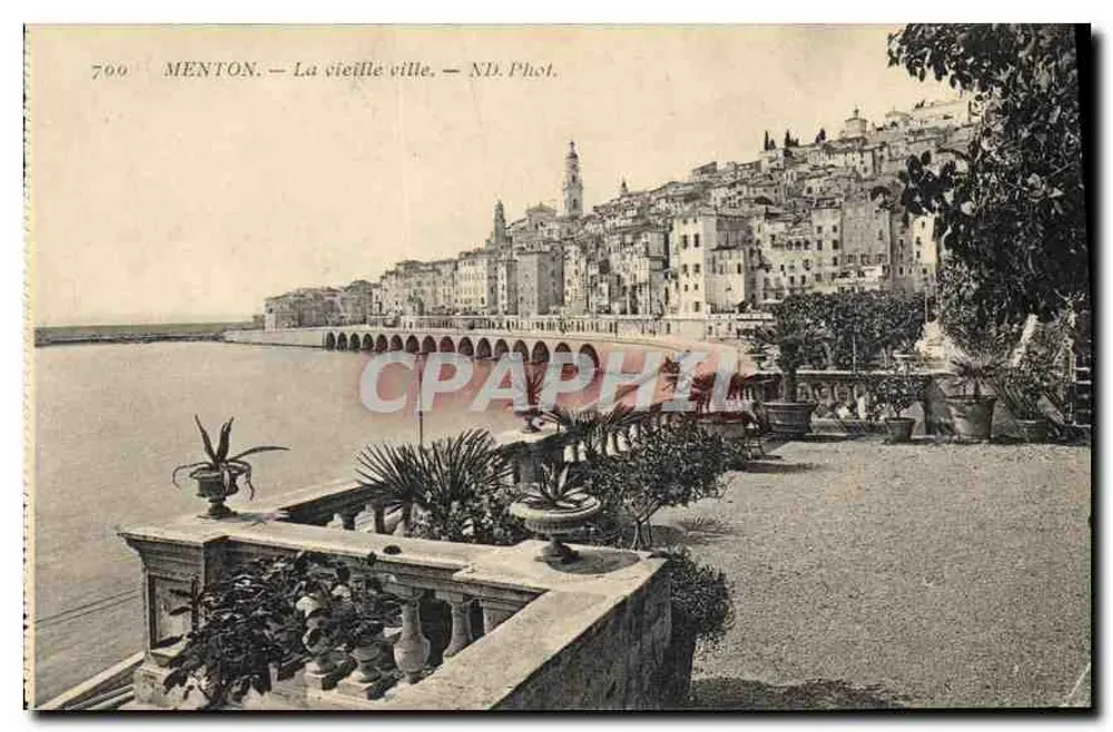 Menton — A velha cidade — ND. Fot. n°700 - Frente