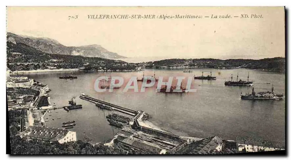 Villefranche-sur-Mer (Alpes-Maritimes) — Der Hafen — ND. Phot. - Vorderseite