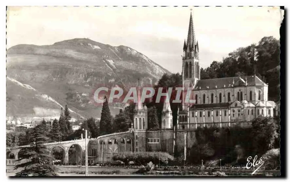 Lourdes — Bazylika — Wydawca Elcé - Awers
