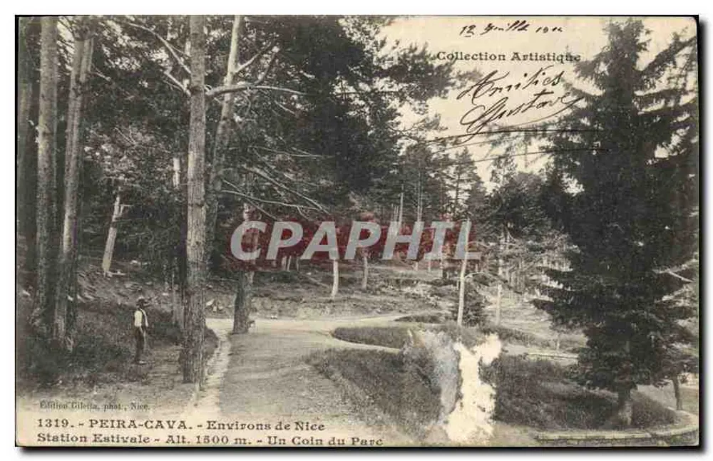 Peira-Cava - Umgebung von Nizza - Ein Eck des Parks - Edition Giletta, Nizza - Vorderseite