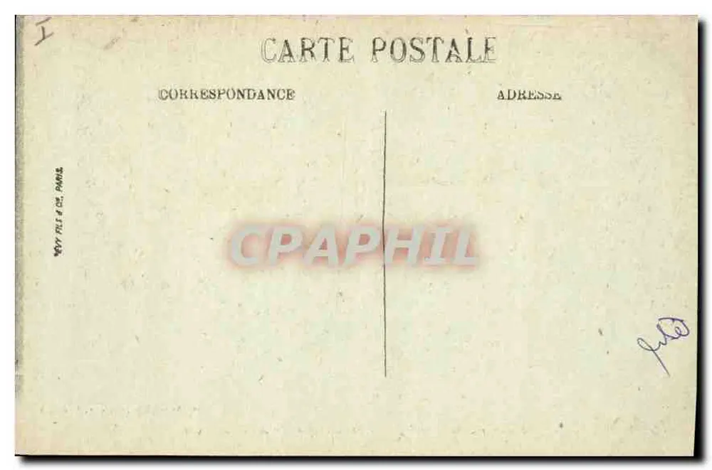 Bourges — Innenansicht der Kathedrale — Grabstatuen der Aubespines — A. Auxenfans, Verlag, Bourges - Rückseite