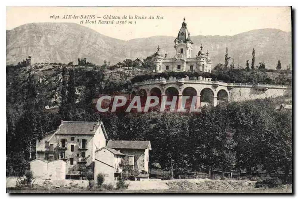 AIX-LES-BAINS — Schloss La Roche du Roi und Berg Revard (12508 m) — Goutoumy - Vorderseite