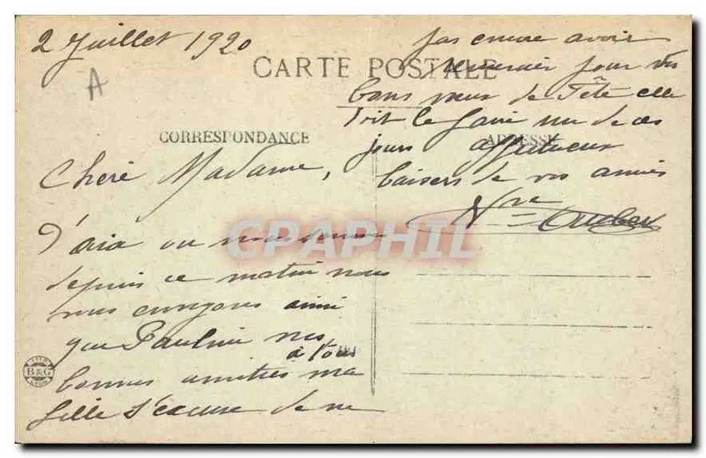 AIX-LES-BAINS — Der See Bourget vom Grand Port aus gesehen — Verlag: Béguin & Cie, Nr. 2349 - Rückseite