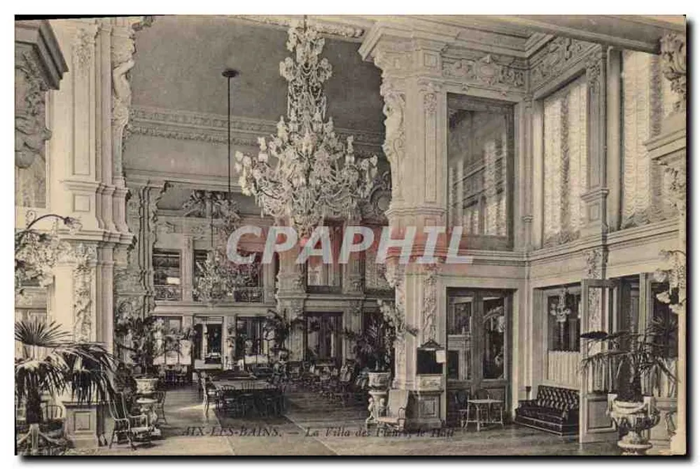 HIX-LES-BAINS — A Villa dos Pescadores, o Salão — Editor: A. L. B. (número de série não visível) - Frente