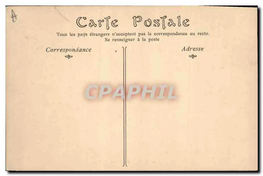 HIX-LES-BAINS — A Villa dos Pescadores, o Salão — Editor: A. L. B. (número de série não visível) - Verso