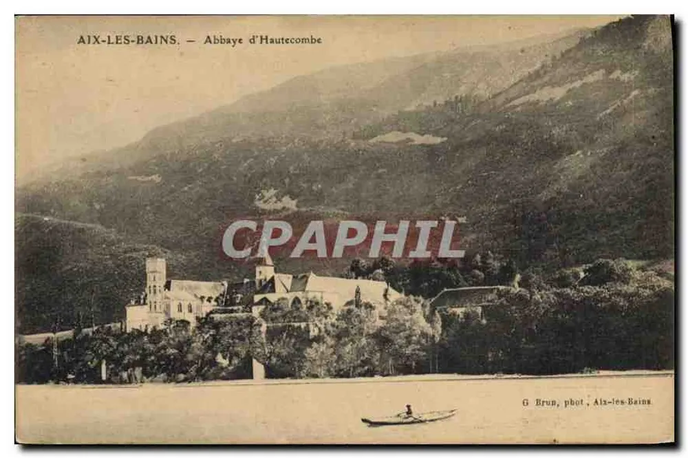 Aix-les-Bains — Abadia de Hautecombe — G. Brun, fot. Aix-les-Bains - Frente