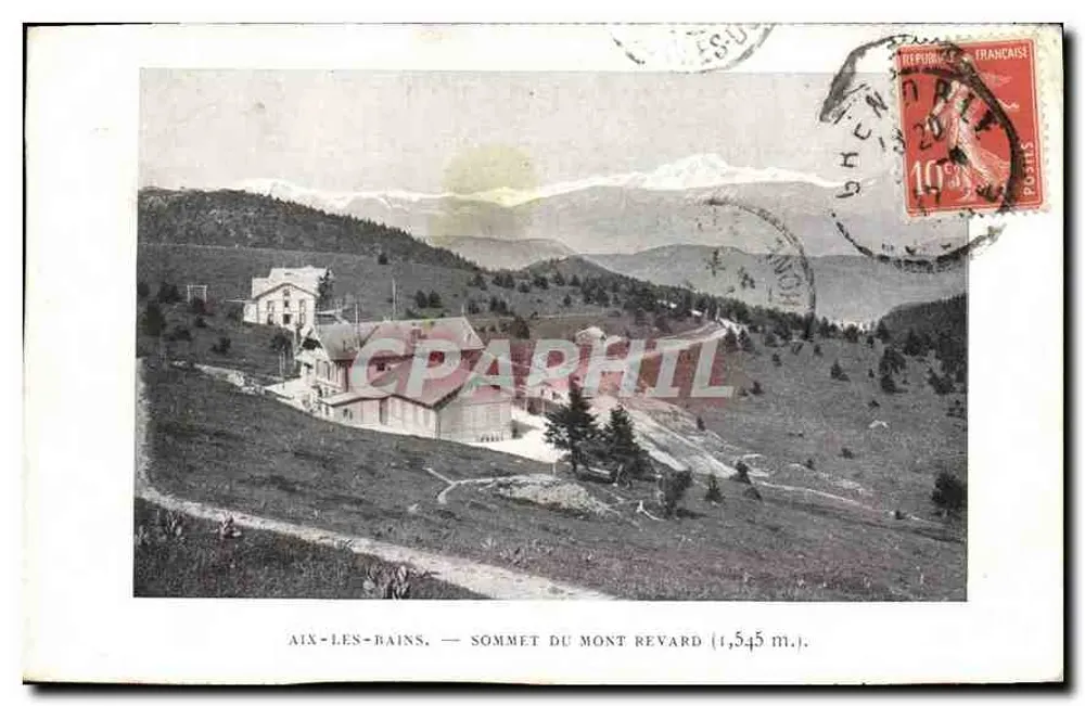 Aix-les-Bains — Cume do Monte Revard (1,545 m.) — Editor não visível - Frente