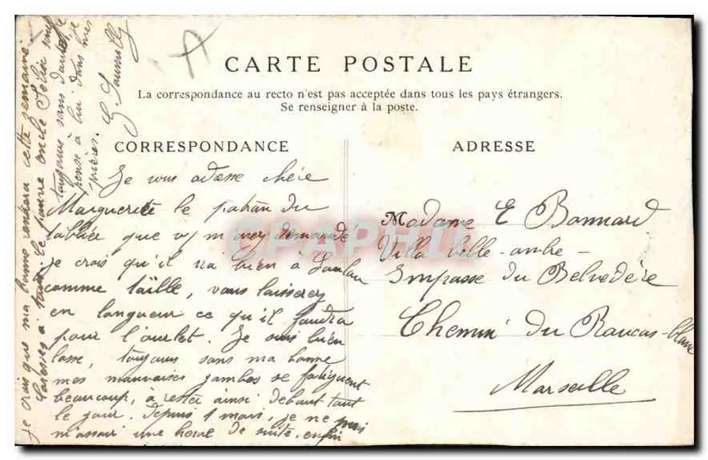 Aix-les-Bains — Cume do Monte Revard (1,545 m.) — Editor não visível - Verso