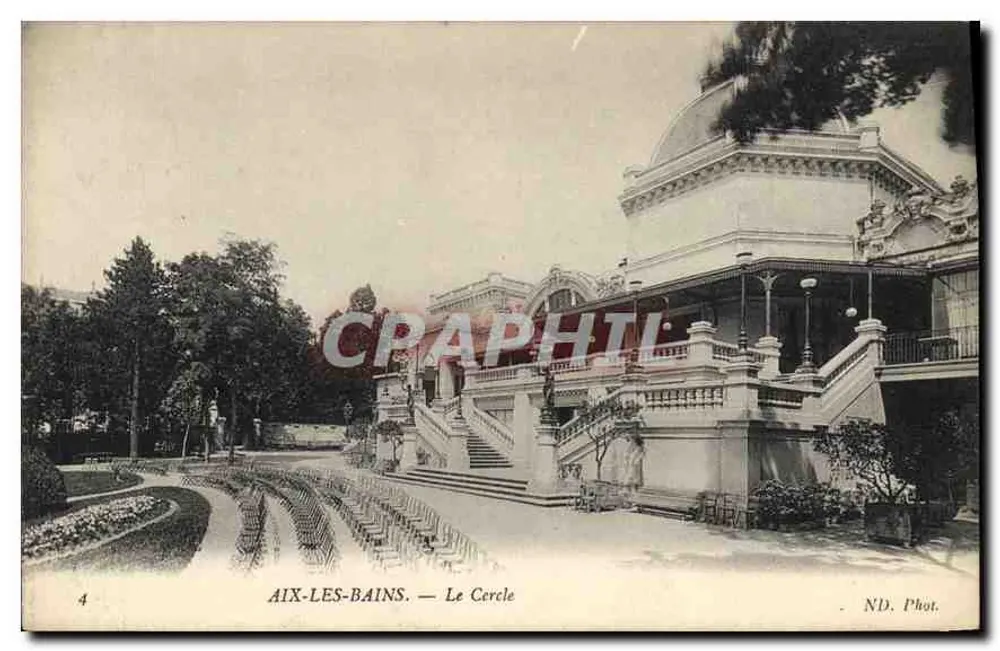 Aix-les-Bains — O Círculo — ND. Fot. - Frente