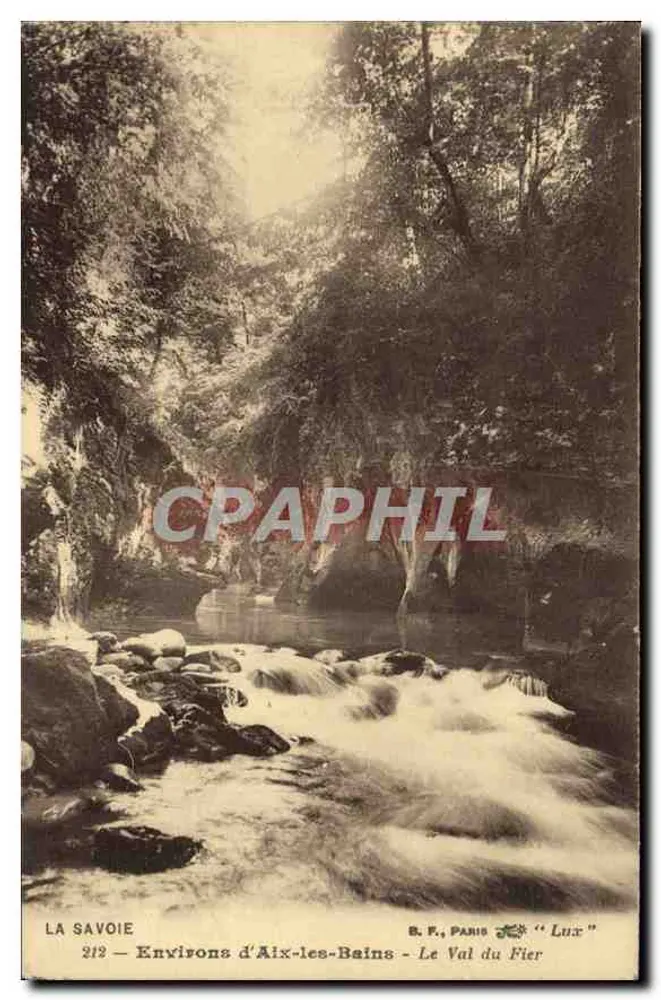Savoie — Umgebung von Aix-les-Bains — Das Tal des Fier — B. F., Paris « Lux » - Vorderseite