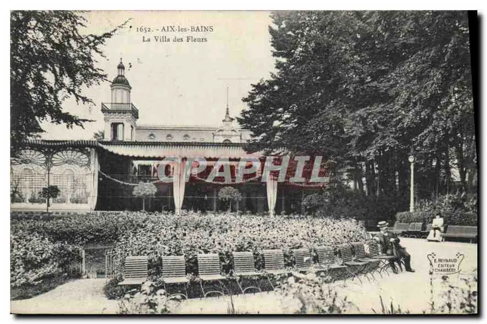 Aix-les-Bains — A Villa das Flores — C. Reynaud, Editor, Chambéry - Frente