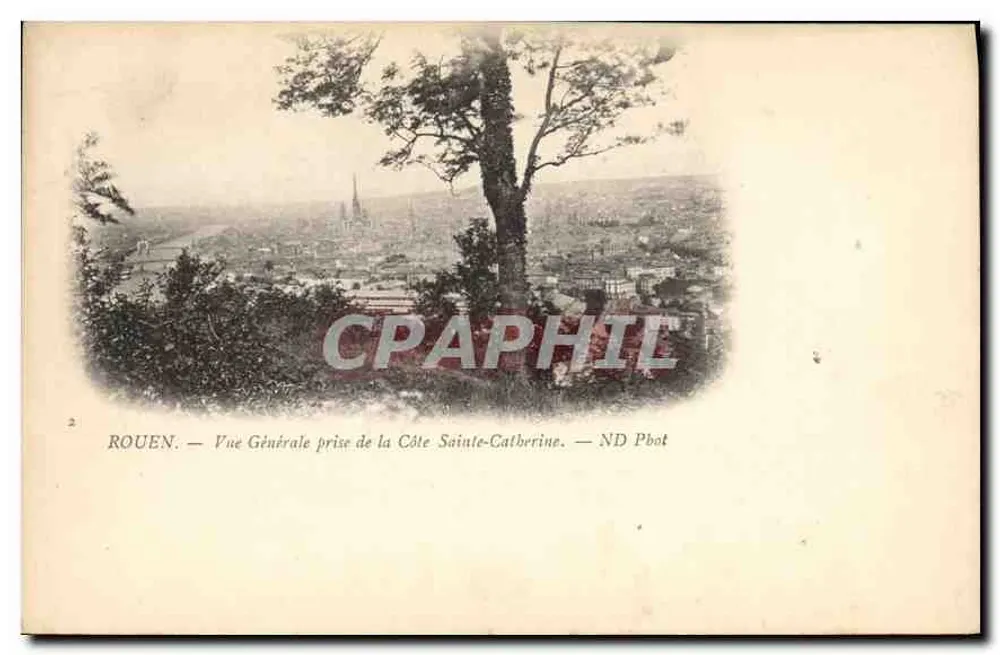 Rouen — Allgemeiner Blick von der Côte Sainte-Catherine — ND Pbot - Vorderseite