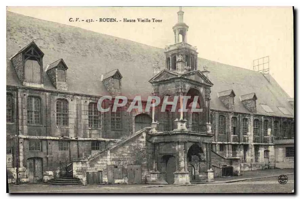 Rouen — Oude Hoogste Toren — C.V. 432 - Voorkant