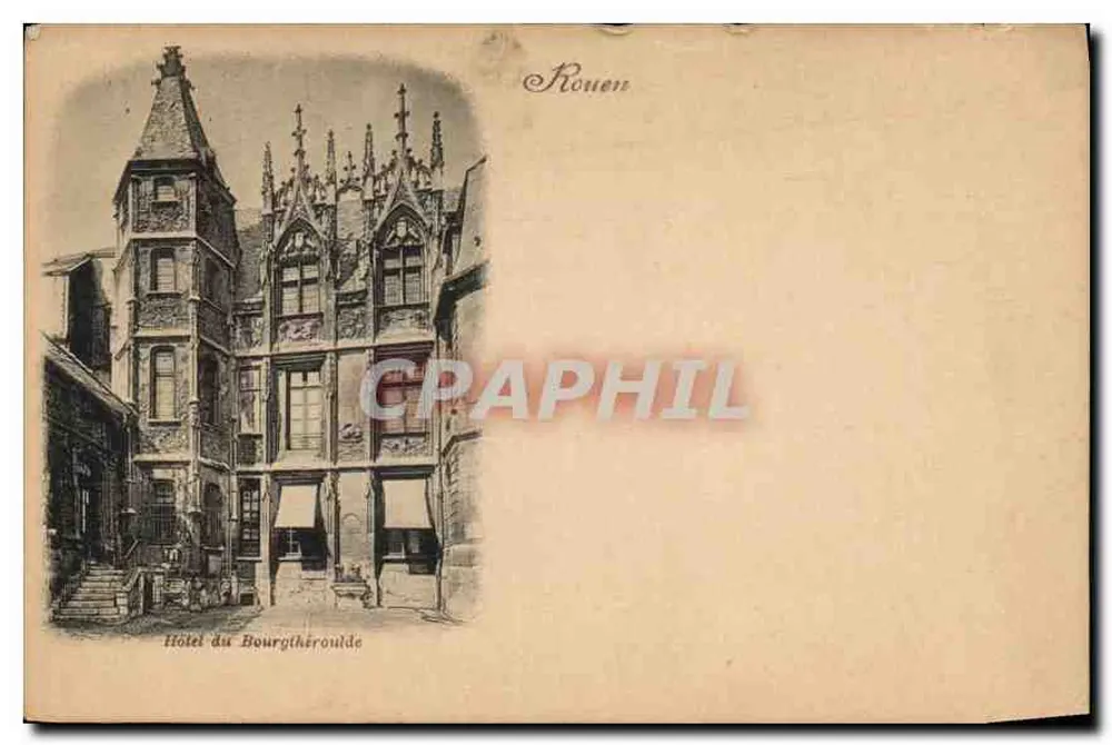 Rouen — Hôtel du Bourgithéroulde — éditeur Rouen - Frente