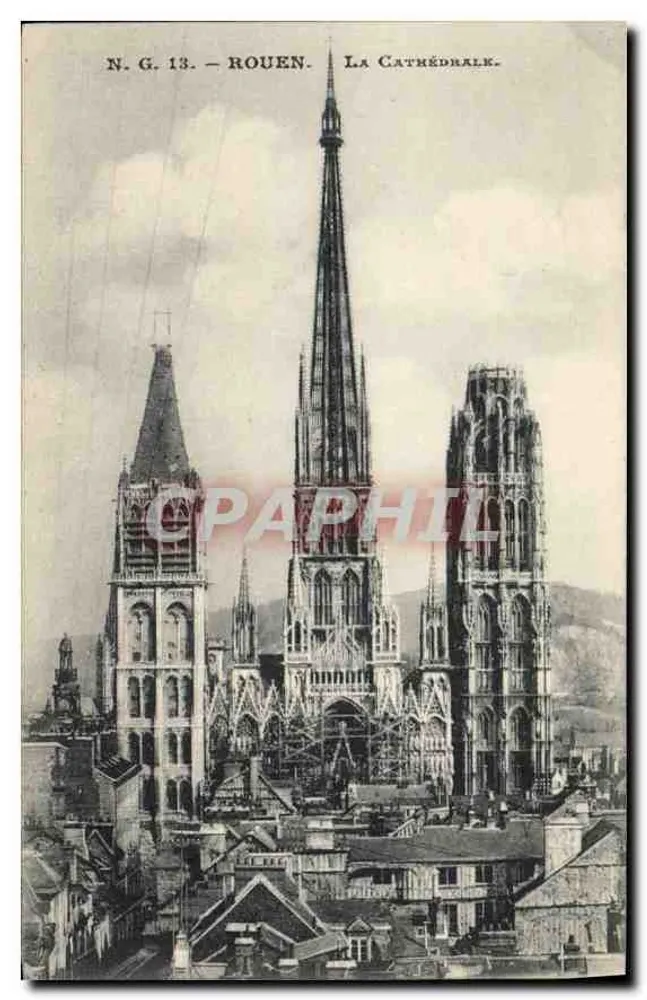 Rouen — A Catedral — N.G. 13 - Frente