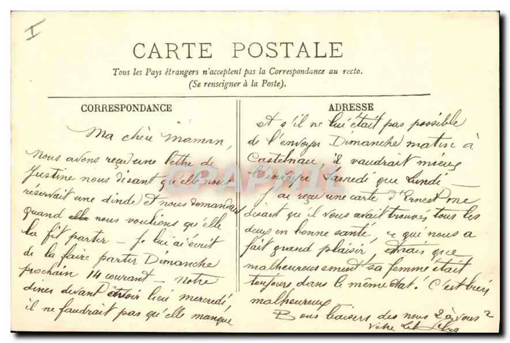 Rouen — A Cour do Palácio de Justiça — LL. - Verso