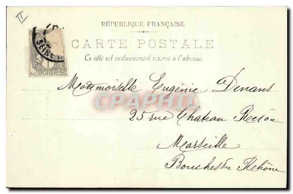 Rouen — La Rue de la Grosse Horloge — LL - Verso