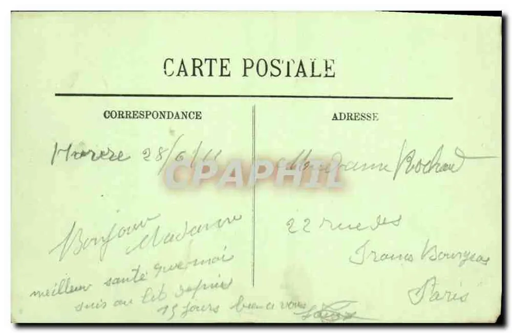 Le Havre — A Rua de Paris — I.L. - Verso