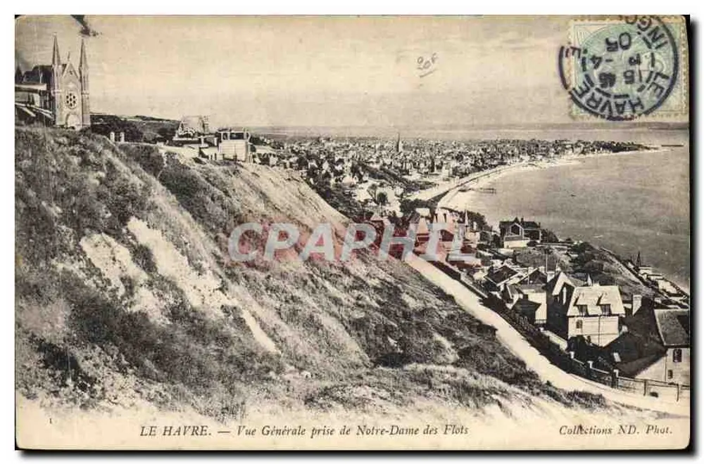 Le Havre — Allgemeiner Blick von Notre-Dame des Flots — Collections ND. Phot. - Vorderseite
