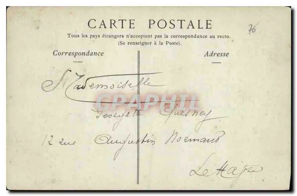 Le Havre — Allgemeiner Blick von Notre-Dame des Flots — Collections ND. Phot. - Rückseite