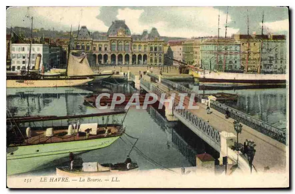 Le Havre — A Bolsa — LL. - Frente
