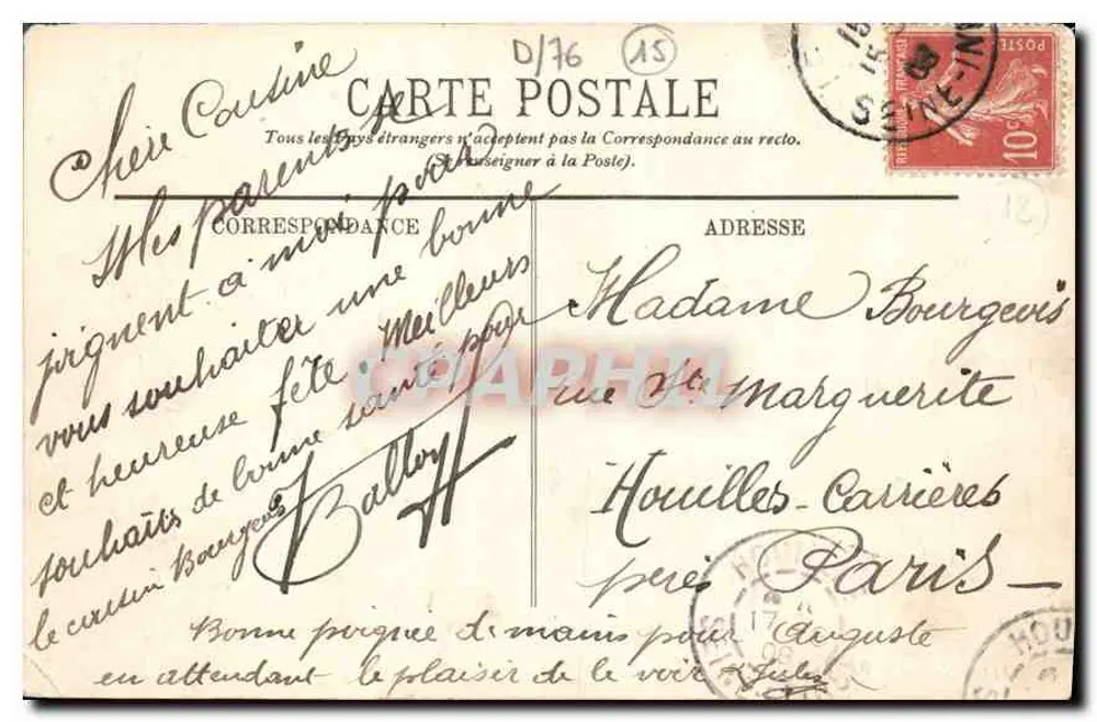 Le Havre — A Bolsa — LL. - Verso