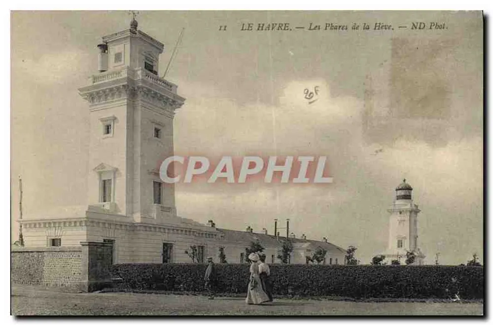 Le Havre — Los Faros de la Hève — ND Phel. - Anverso