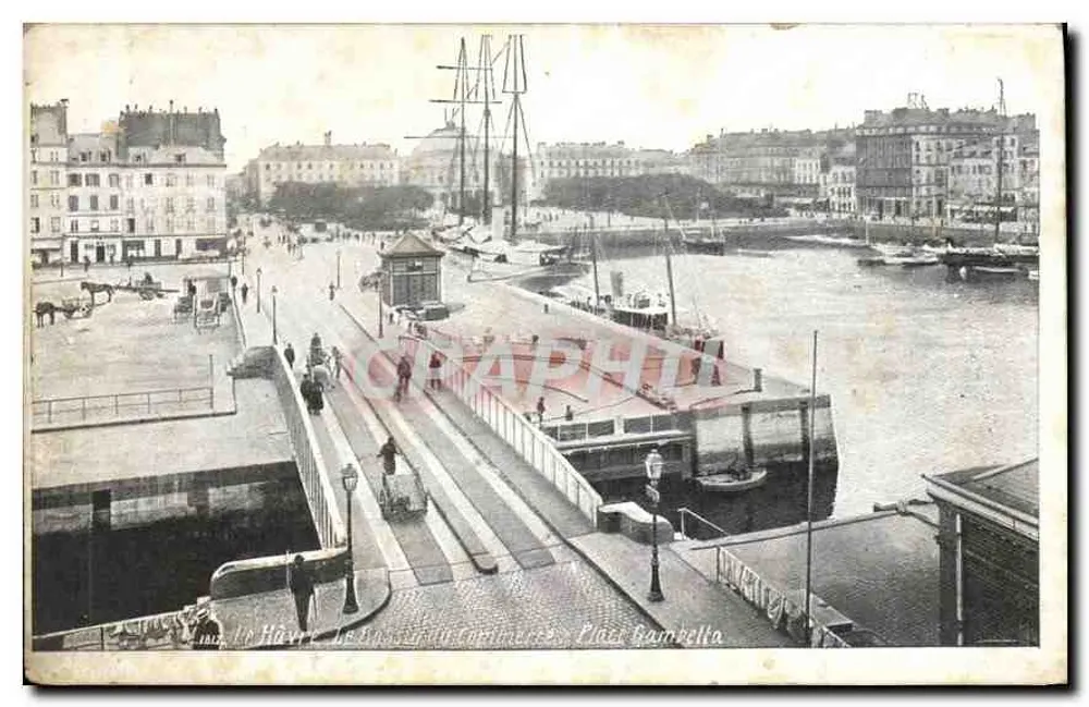 Le Havre — Le Passage du Commerce — Place Gambetta - Vorderseite