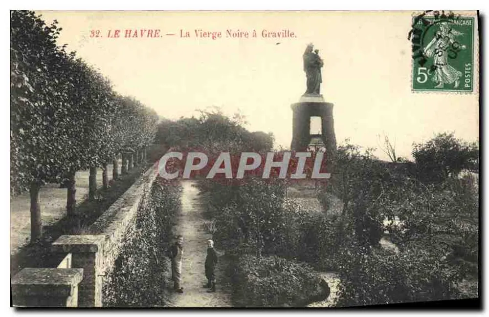 Le Havre — La Vierge Noire à Graville — Éditeur : Le Havre, n°32 - Recto