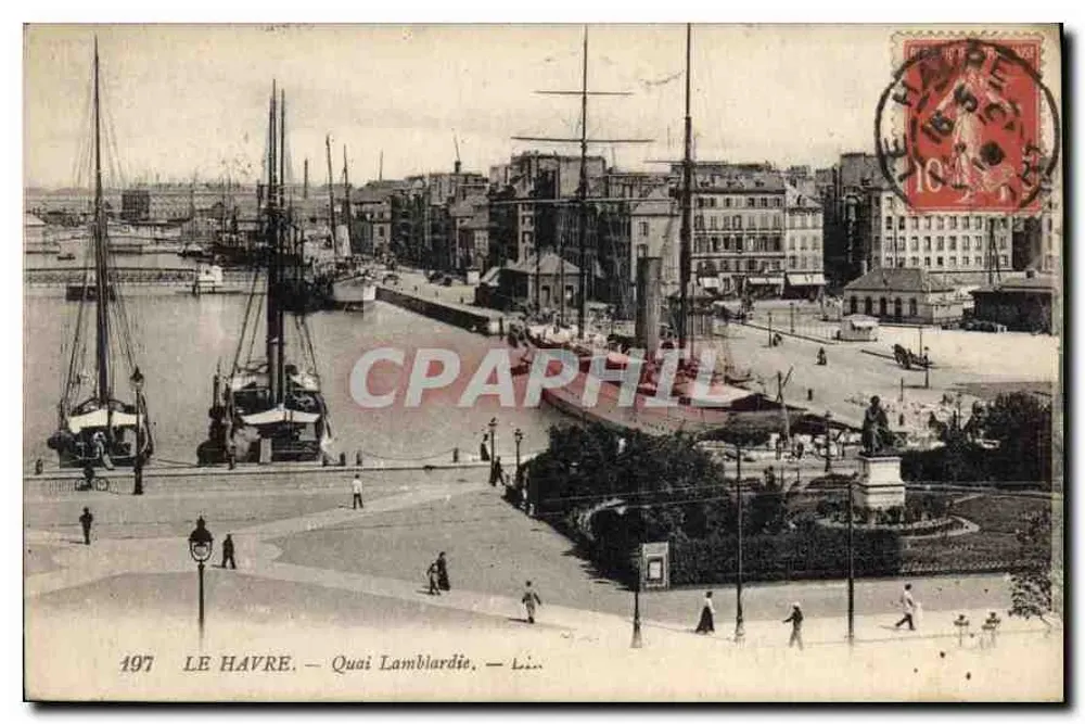 Le Havre — Quai Lamblardie — Lin - Frente