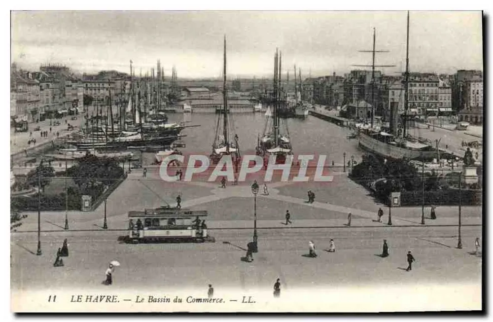 Le Havre — O Porto do Comércio — LL. n°11 - Frente