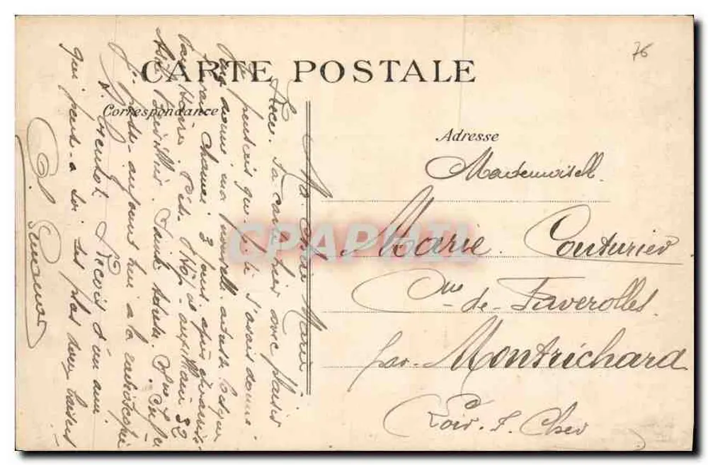 Le Havre — Museu e Rue de Paris — Editor E.P.D. n°41 - Verso