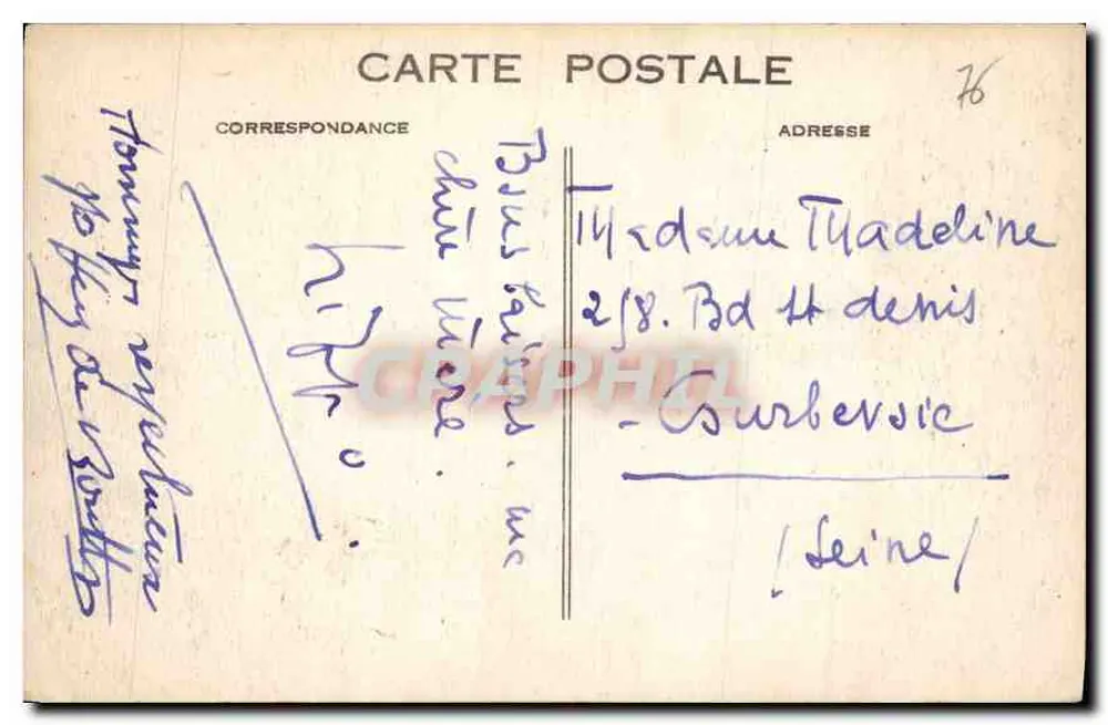 Le Havre — Bassin du Commerce und Place Gambetta — Verlag: Planique - Rückseite
