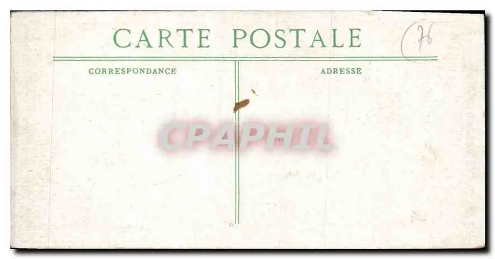 Le Havre — Plac Gambetta — widok z nabrzeża z łodziami i spacerowcami — wydawca nieznany, nr 18 - Rewers