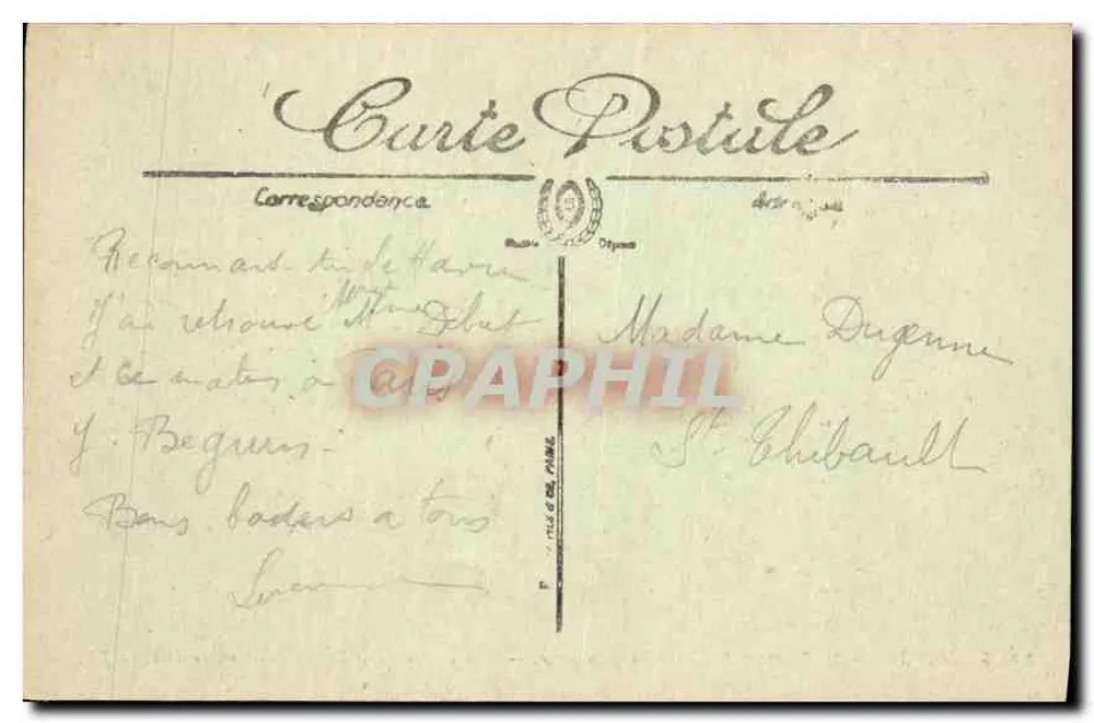 Le Havre — La Bourse et le Bassin du Commerce — LL. — n°84 - Verso