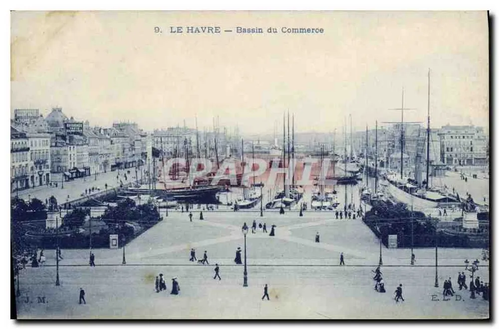 Le Havre — Estuário do Comércio — J.M. et E.L.D. - Frente