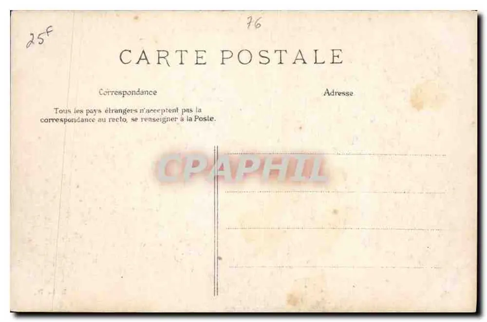 Le Havre — Estuário do Comércio — J.M. et E.L.D. - Verso