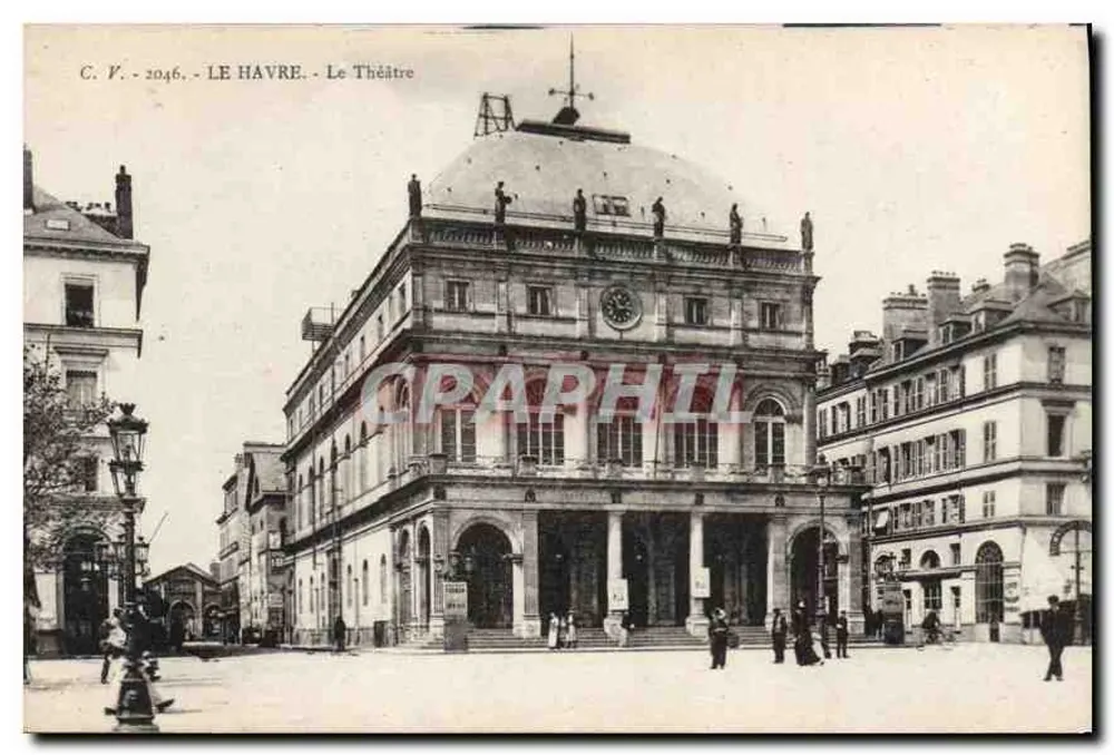 Le Havre — O Teatro — C. V. 2046 - Frente