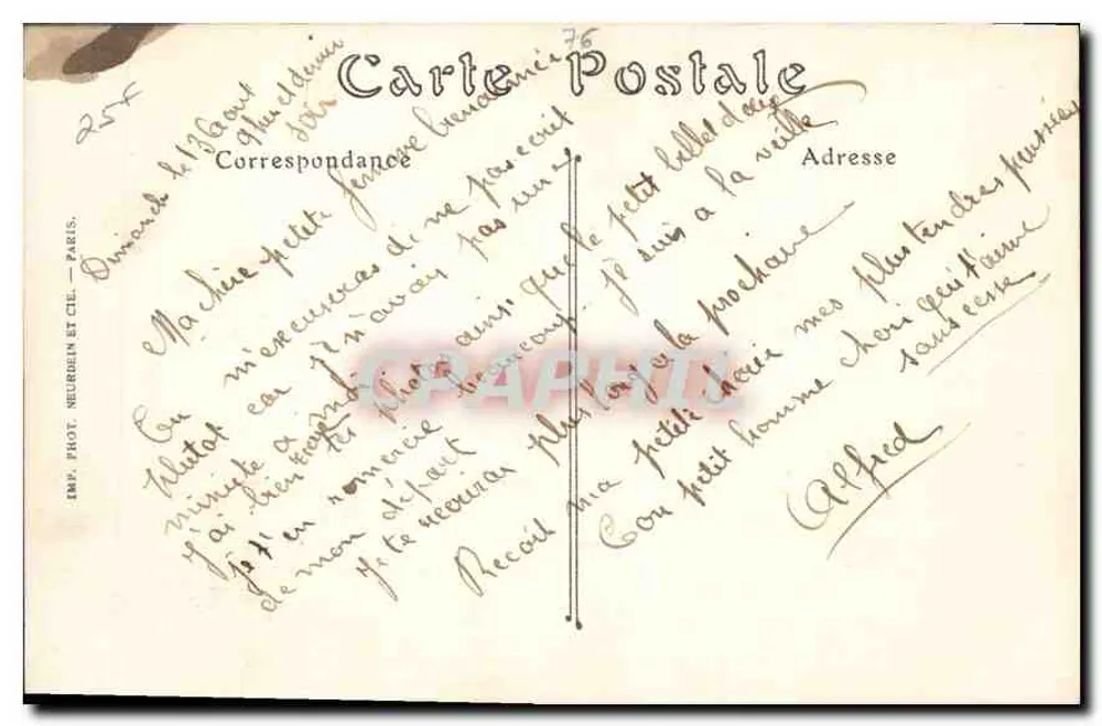 Le Havre — Sainte-Adresse, das Casino und die Hève — ND. Phot. - Rückseite