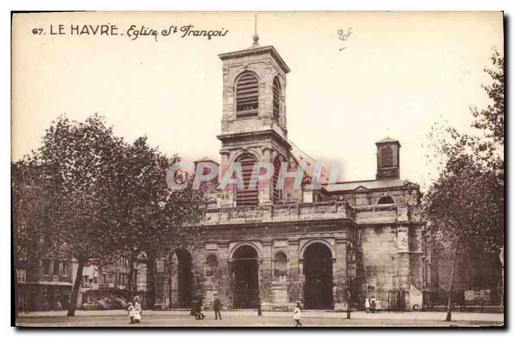 Le Havre — Igreja de São Francisco - Frente
