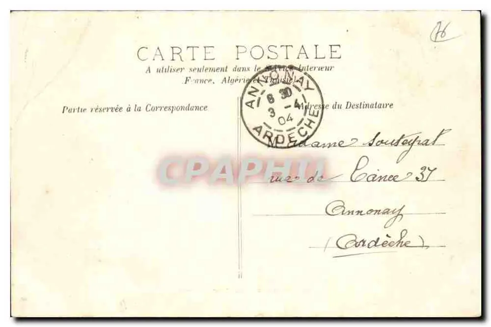 Le Havre — O Grande Teatro — N. G. — N°13 - Verso