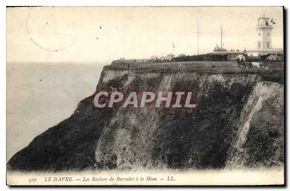 Le Havre – Die Barvalet-Felsen bei La Hève – LL. – Nr. 507 - Vorderseite